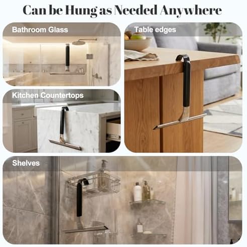Stainless Steel All-Purpose Shower Squeegee - Image 3