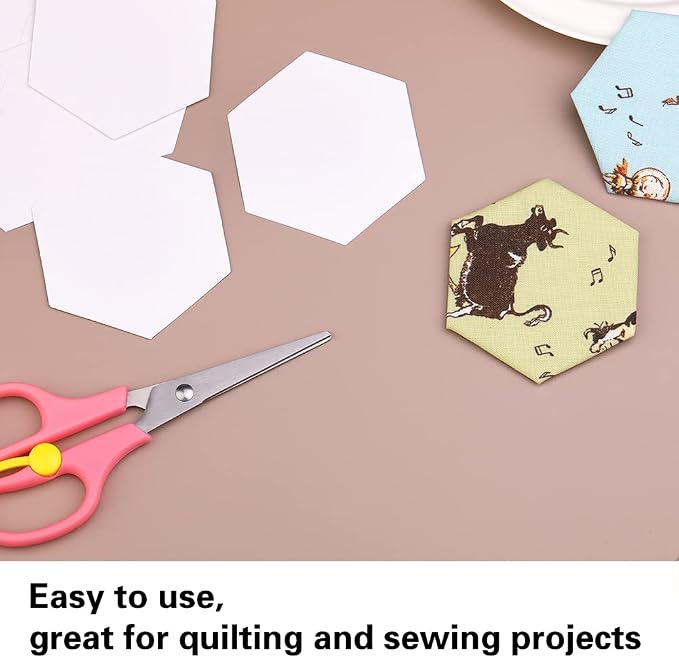 300 Count Paper Piecing Shapes Hexagon Paper Piecing Templates Quilting - Image 4
