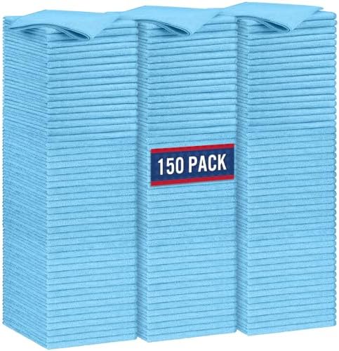 GLIMGLINT Microfiber Cleaning Cloth, 150 Pack Towels by Unknown