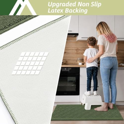 COSY HOMEER Kitchen Rugs and Mats 20"x30" Non Slip Kitchen Mats - Image 4