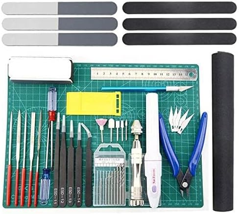Professional 33 PCS Model Tools Kit Modeler Basic Tools Craft Set Hobby - Image 2