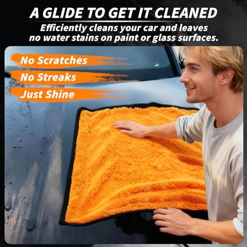 20 Pack Microfiber Car Drying Towel - Image 6