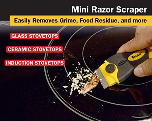 Titan 12031 4-Inch Mini Razor Scraper | Includes 1 Extra Heavy-Duty Razor Blade - Image 5