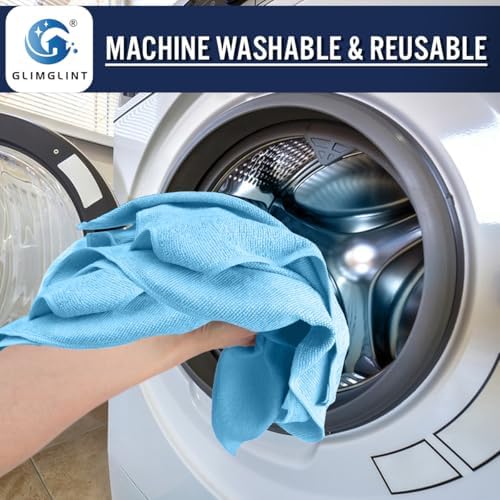 GLIMGLINT Microfiber Cleaning Cloth, 150 Pack Towels - Image 6