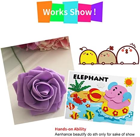 20 PCS EVA Foam Sheets DIY Handcraft Materials 1mm Thick 15.7 x 11.8 Inches Yellow EVA Foam Papers for Arts and Crafts