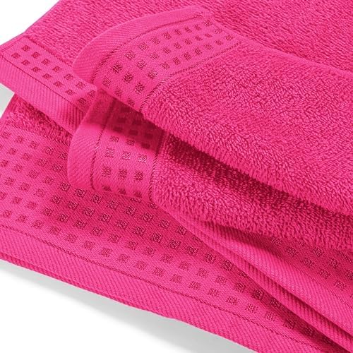 GLAMBURG Ultra Soft 3 Pack Cotton Towel Set, Contains a Bath Towel 28x55 inch - Image 2