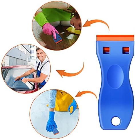 Honoson 4 Pcs Plastic Razor Blade Scraper - Image 3