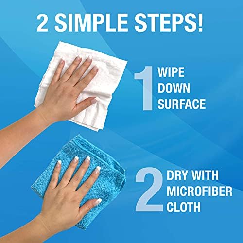 MiracleWipes for Glass, Disposable and Streak Free Cleaning Wipes for Mirrors - Image 4