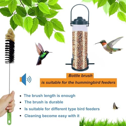 16" Water Bottle Brush for Cleaning, Dokpod Long Handle Bottle Cleaner Brush - Image 3