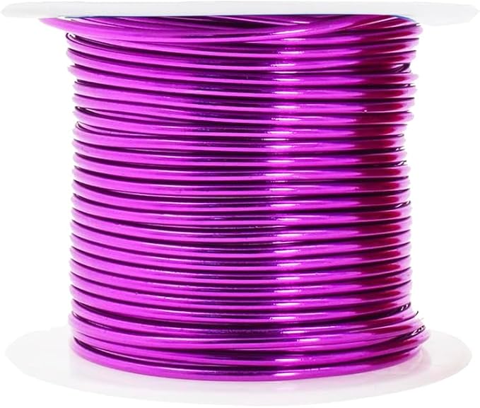 Mandala Crafts 18 Gauge Anodized Aluminum Craft Wire for Jewelry Making - 400 FT Colored Flexible Rainbow Wire - Bendable for Bonsai Armature Crafting Sculpting