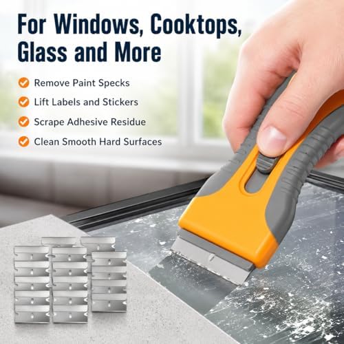 Rackii Razor Blade Scraper Tool, 4 Pack - Image 6