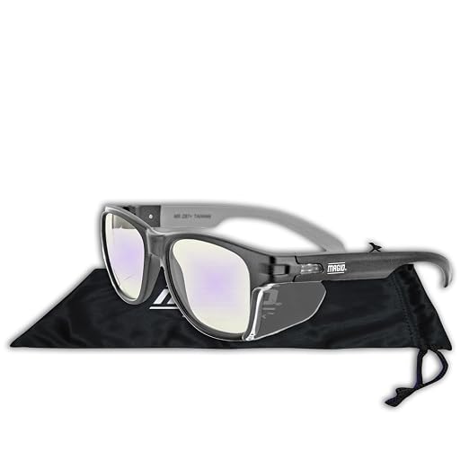 MAGID Y50 Safety Glasses for Construction | Black Frame — 12-Pack, ANSI Z87.1+ - Image 3
