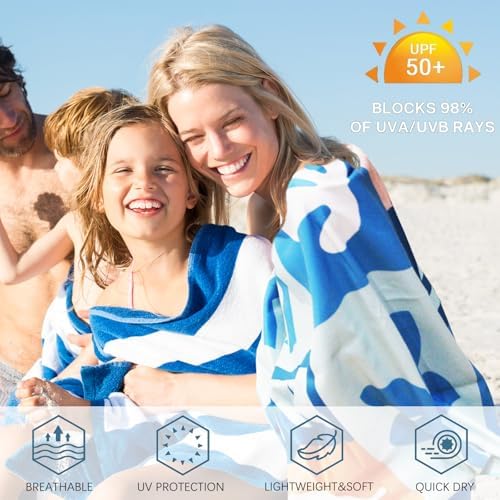 2 Pack Microfiber Beach Towel - Image 2