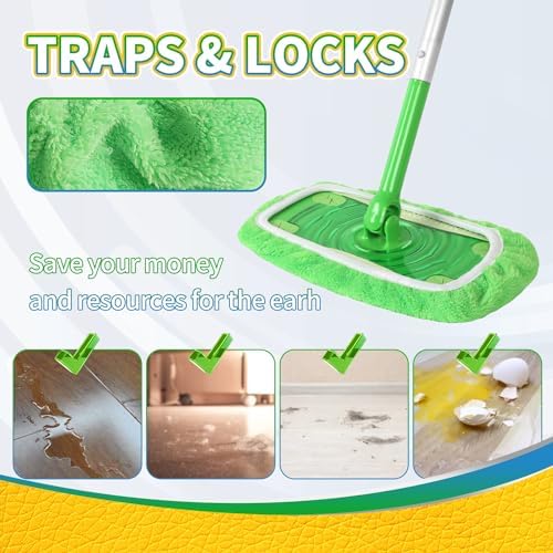AmaVins Reusable Microfiber Mop Pads Compatible - Image 4