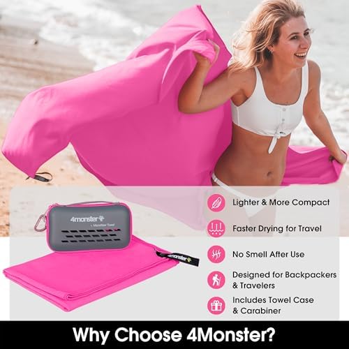 4Monster Quick Dry Travel Towel - Image 2