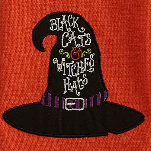 DII Happy Halloween Dishtowel Collection Embellished Cotton Kitchen Hand Towel - Image 2