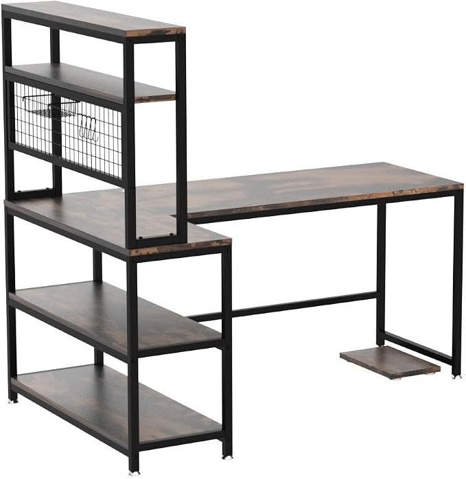 Tribesigns 55" L-Shape Computer Desk - Image 4