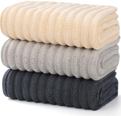 Luxury 3-Piece Quick-Dry Bath Towel Set – Ultra Soft Microfiber Towels - Image 2