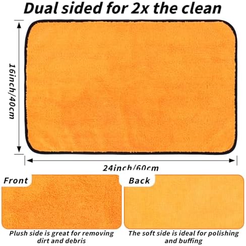 20 Pack Microfiber Car Drying Towel - Image 3
