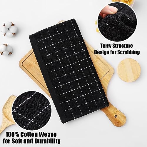 Homaxy 100% Cotton Terry Kitchen Dish Cloths, 7 Pack - Image 2