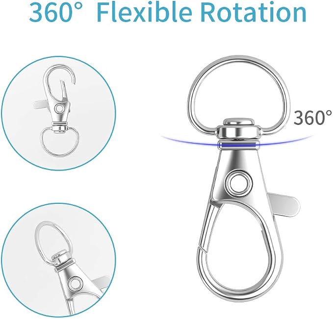 HXSEMAYIG 100PCS Keychain Hooks - Image 3