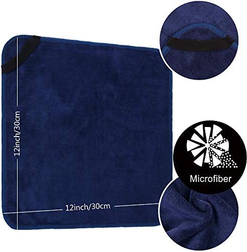 SINLAND Microfiber Facial Cloths Fast Drying Washcloth 12inch x 12inch - Image 2