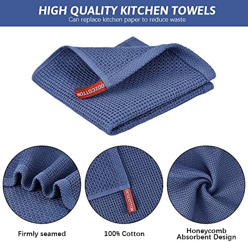 Nialnant 6 Pack Dish Rags, 100% Cotton, 12x12 Inch, Quick Drying - Image 4