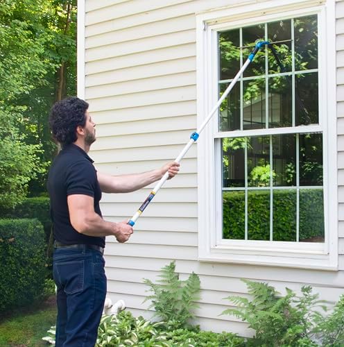 Unger Professional Connect and Clean 18” Grip Swivel Window, Glass Squeegee - Image 2
