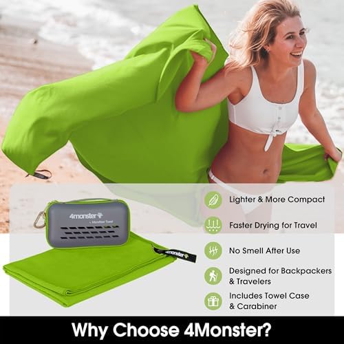 4Monster Quick Dry Travel Towel - Image 2