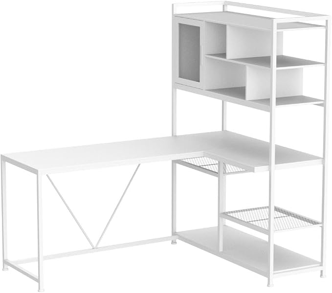 SEDETA L Shaped Computer Desk, L Shaped Corner Desk - Image 4
