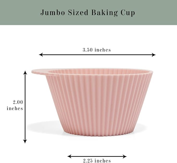 The Silicone Kitchen Reusable Silicone Baking Cups Silicone Muffin Liners - Image 7
