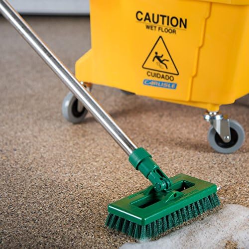 SPARTA 363883103 Plastic Block Swivel Scrub Brush, Polyester Bristles - Image 5
