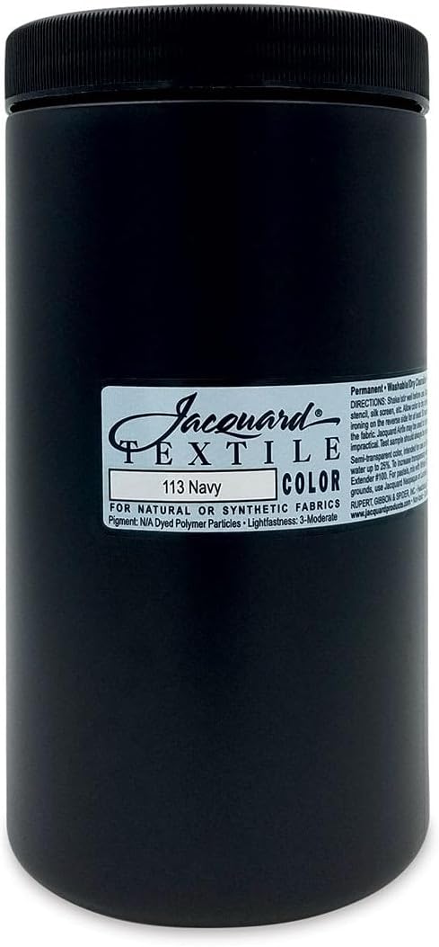 Jacquard Textile Color Navy Blue by Jacquard