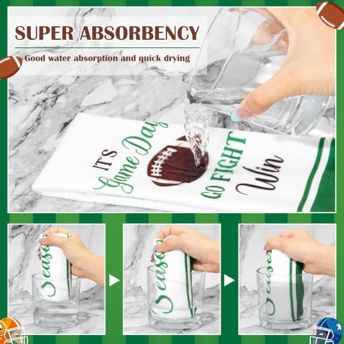 R HORSE 5 Pack Funny Football Kitchen Dish Towels - Image 5