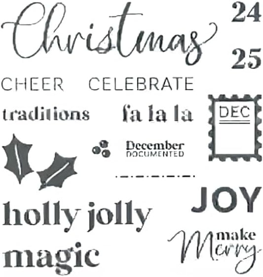 2025-2026 Stamps and Dies for Card Making, Stamps and Dies Set 2025 for Christmas and Halloween, Die Cut DIY Various Festivals Album Scrapbooking Birthdays Greeting Card (M4333)