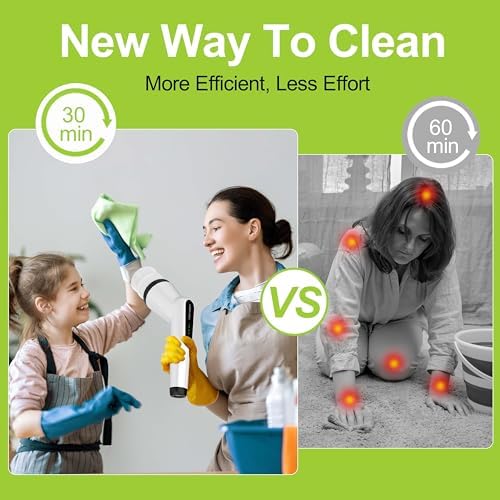 Dreazu Electric Spin Scrubber, Cordless Shower Scrubber - Image 4