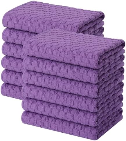 Homaxy 100% Cotton Terry Kitchen Towels by Homaxy
