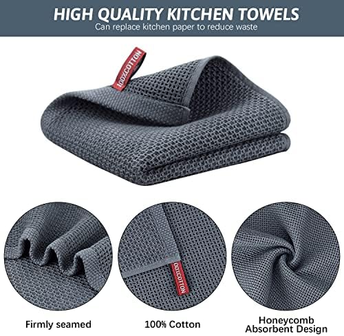 Nialnant 6 Pack Kitchen Hand Towels, 100% Cotton Dish Towels - Image 3