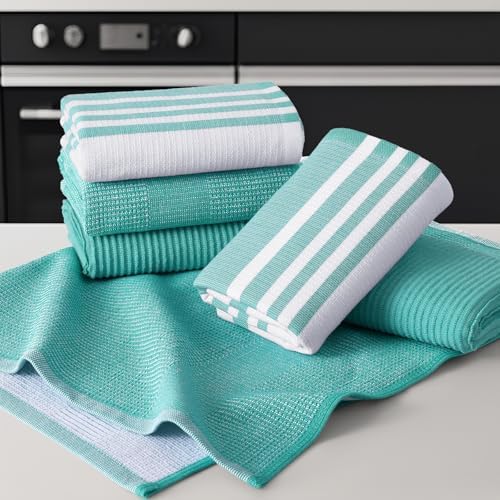 Homaxy Cotton 380 GSM Premium Kitchen Towels, 9 Pack - Image 5