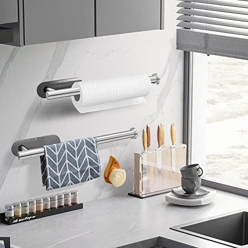DEKAVA Paper Towel Holder Under Cabinet Wall Mount - Image 2