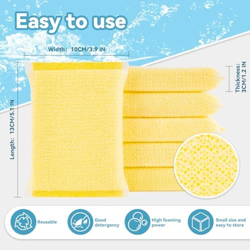 MAQIHAN Sponges Kitchen Scrubbing Pad - Image 6