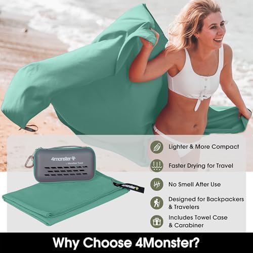 4Monster Quick Dry Travel Towel - Image 2