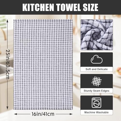 Mordimy Premium Cotton Kitchen Towels 16"x 25", 6 Pack - Image 2