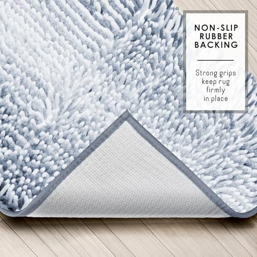 Hearth & Harbor Bathroom Rugs, Chenille Bath Mat - Image 5