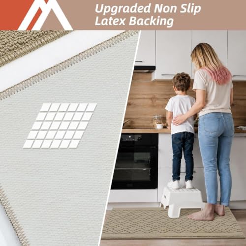 COSY HOMEER 48x20/30X20Inch Kitchen Rug Mats Non-Slip Washable - Image 4