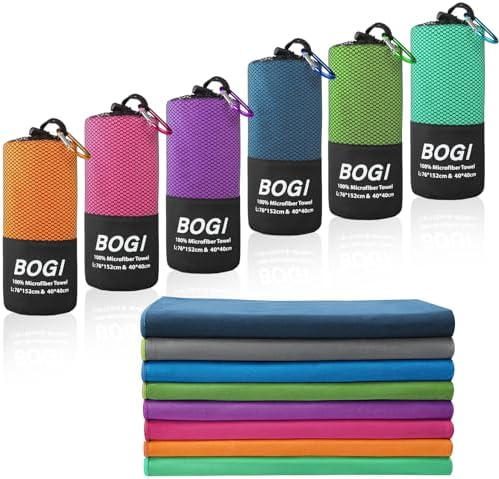 BOGI Microfiber Travel Sports Towel-Quick Dry Towel, Soft Lightweight by BOGI