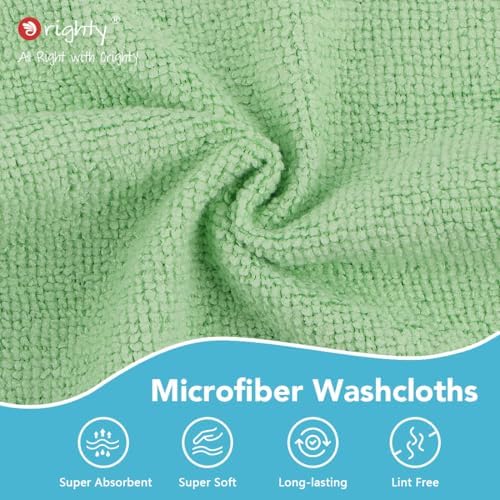 Orighty Wash Cloths, Face Towels 12x12 Inch 20 Pack - Image 4
