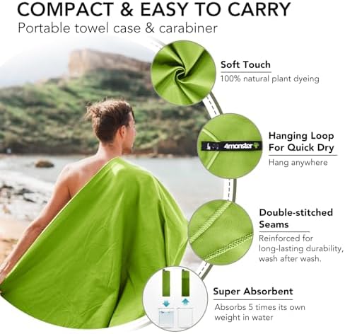4Monster Quick Dry Travel Towel - Image 3