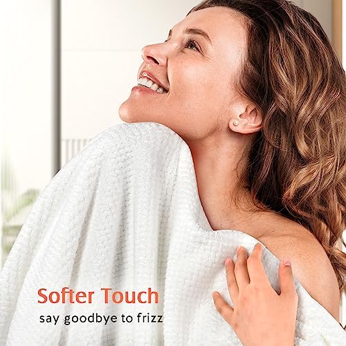 YFONG 2 Pack Large Microfiber Hair Towel Wrap - Image 3