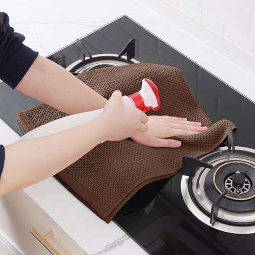 Homaxy 100% Cotton Waffle Weave Kitchen Towels - Image 5